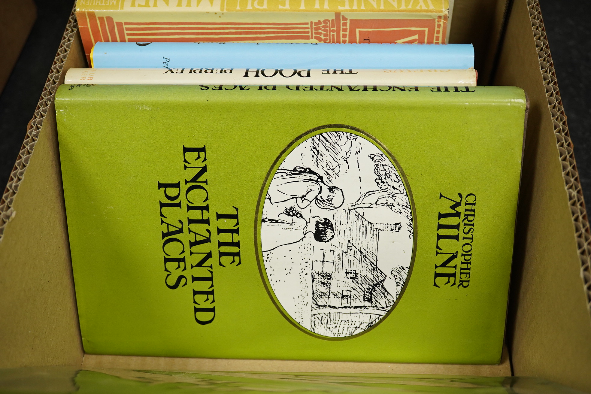 Milne, A.A. - When We Were Very Young. 3rd edition. num. text illus. (by Ernest H. Shepard); original gilt ruled pictorial cloth, gilt top and pictorial e/ps. 1924; Milne, A.A. - Now We Are Six. 2nd edition. num. illus.